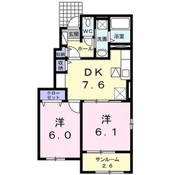 ブリーゼ・Ｍの物件間取画像